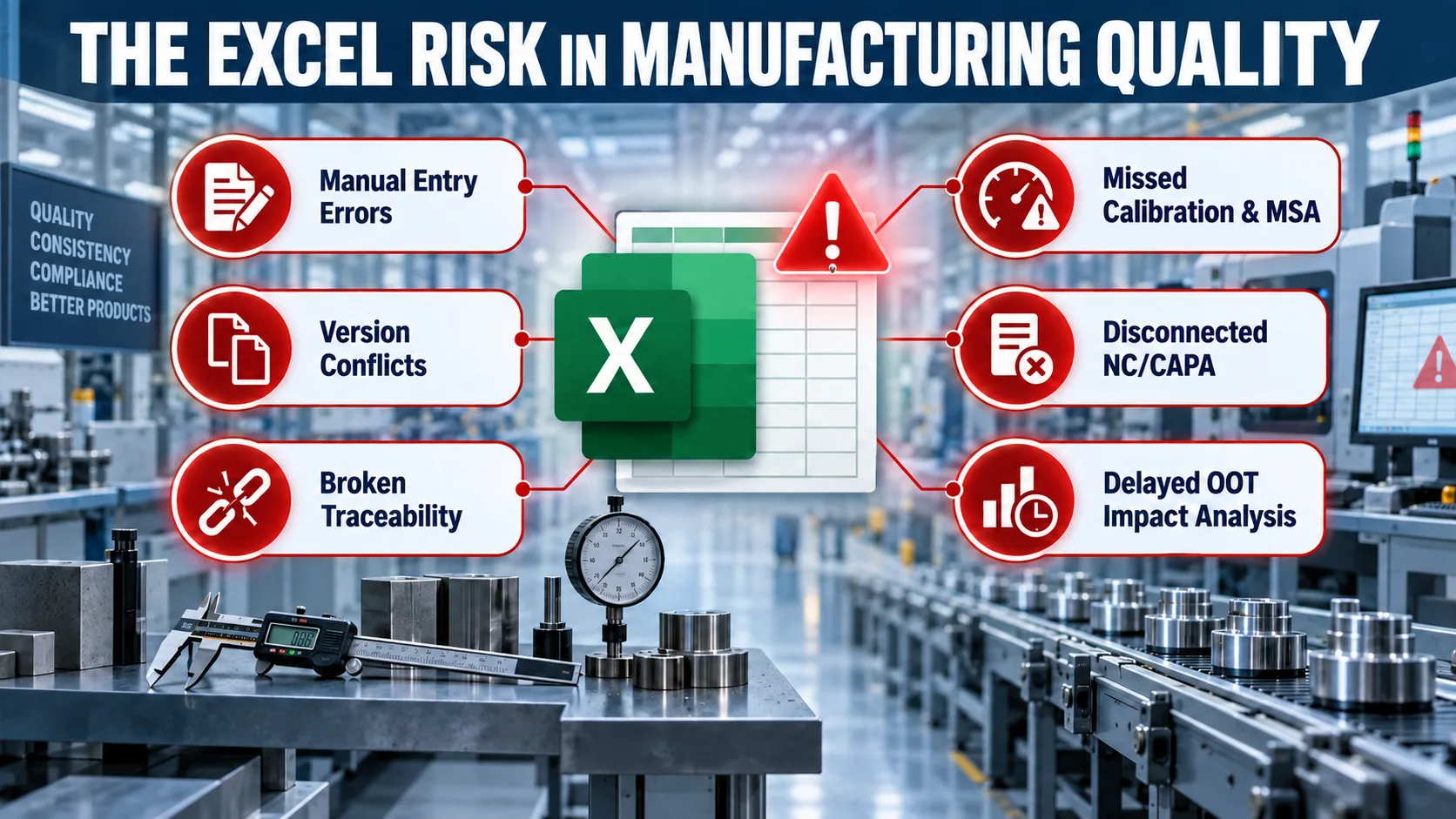 The Excel Risk in Manufacturing Quality